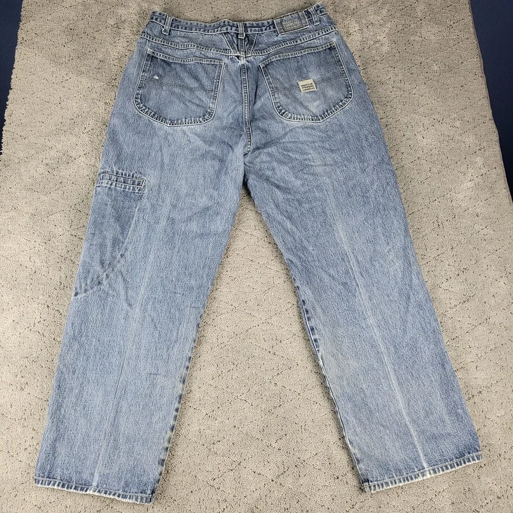Vintage Marithe Francois Girbaud Jeans Mens 38M Bue Wide Leg Baggy Y2K Skater